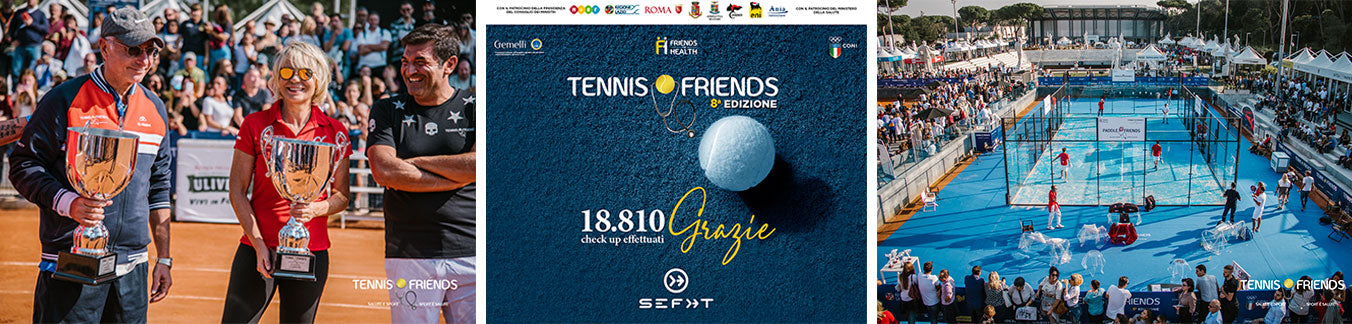 Grande successo di Tennis and Friends
