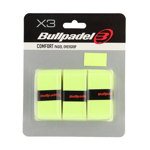 Bullpadel Overgrip Comfort GB1200 x3 Yellow Fluo (7456945832165)
