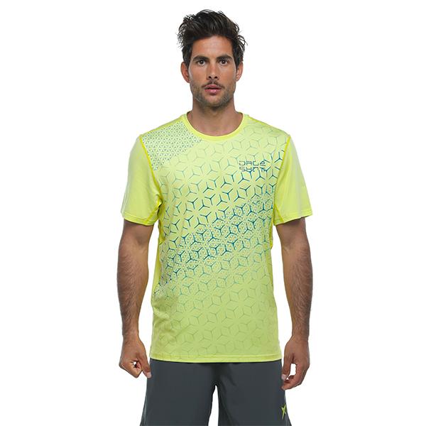 Drop Shot T-shirt Drac Print Man Yellow (6655689261248)